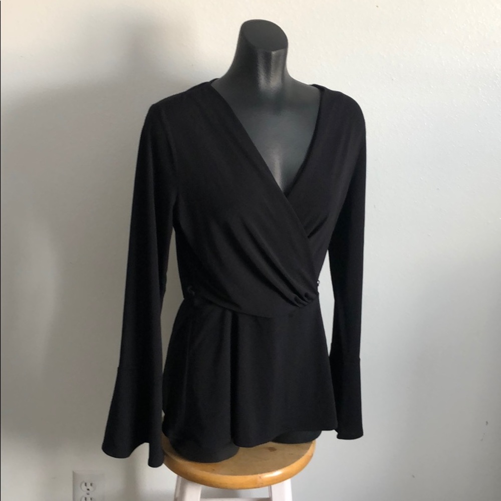 Cross front flare blouse (3 for $25)